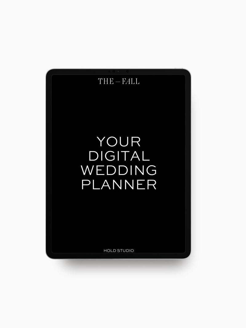 The Fall x Hold Studio: The Digital Wedding Planner