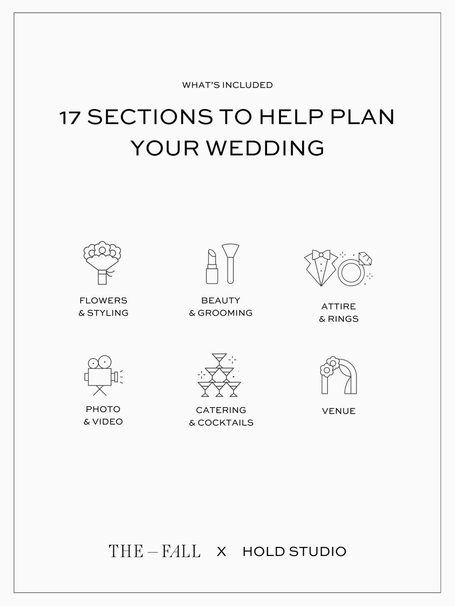 The Fall x Hold Studio: The Digital Wedding Planner