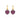 The Ruby Heart Earrings