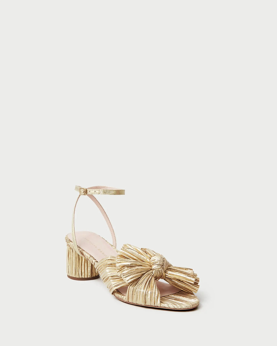 Dahlia Pleated Bow Heel