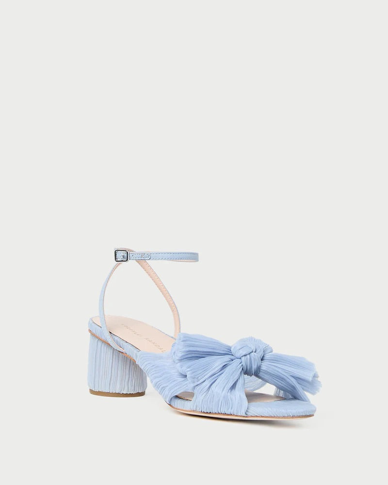 Dahlia Pleated Bow Heel