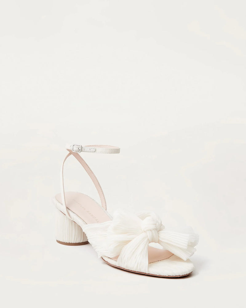 Dahlia Pleated Bow Heel