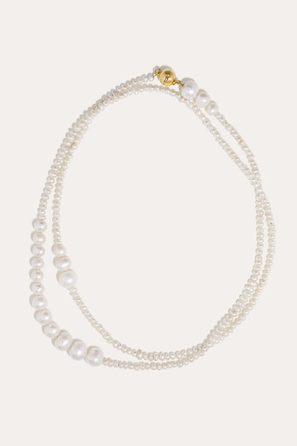 Pearl and Recycled Gold Vermeil Necklace