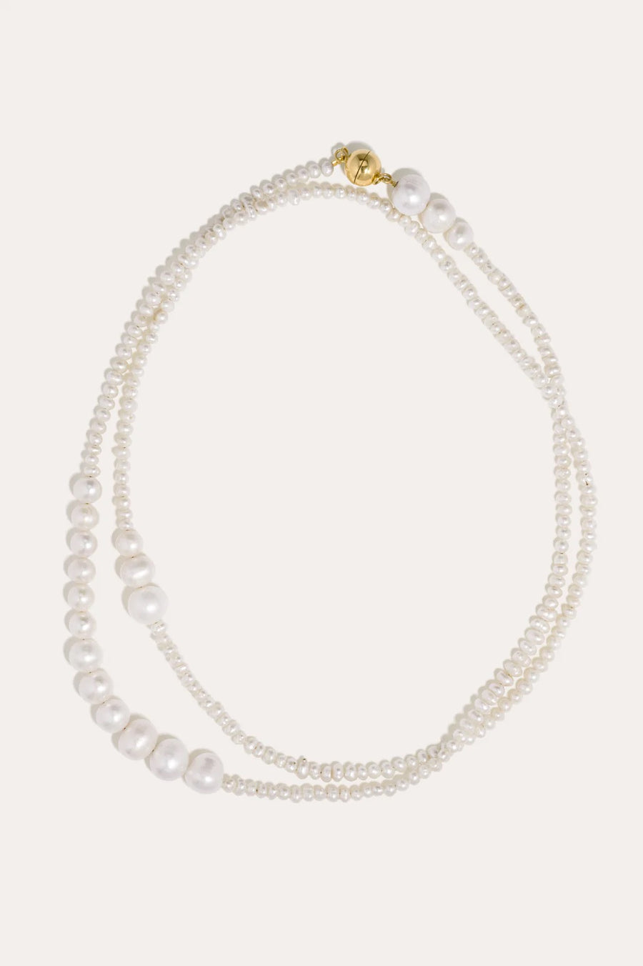 Pearl and Recycled Gold Vermeil Necklace