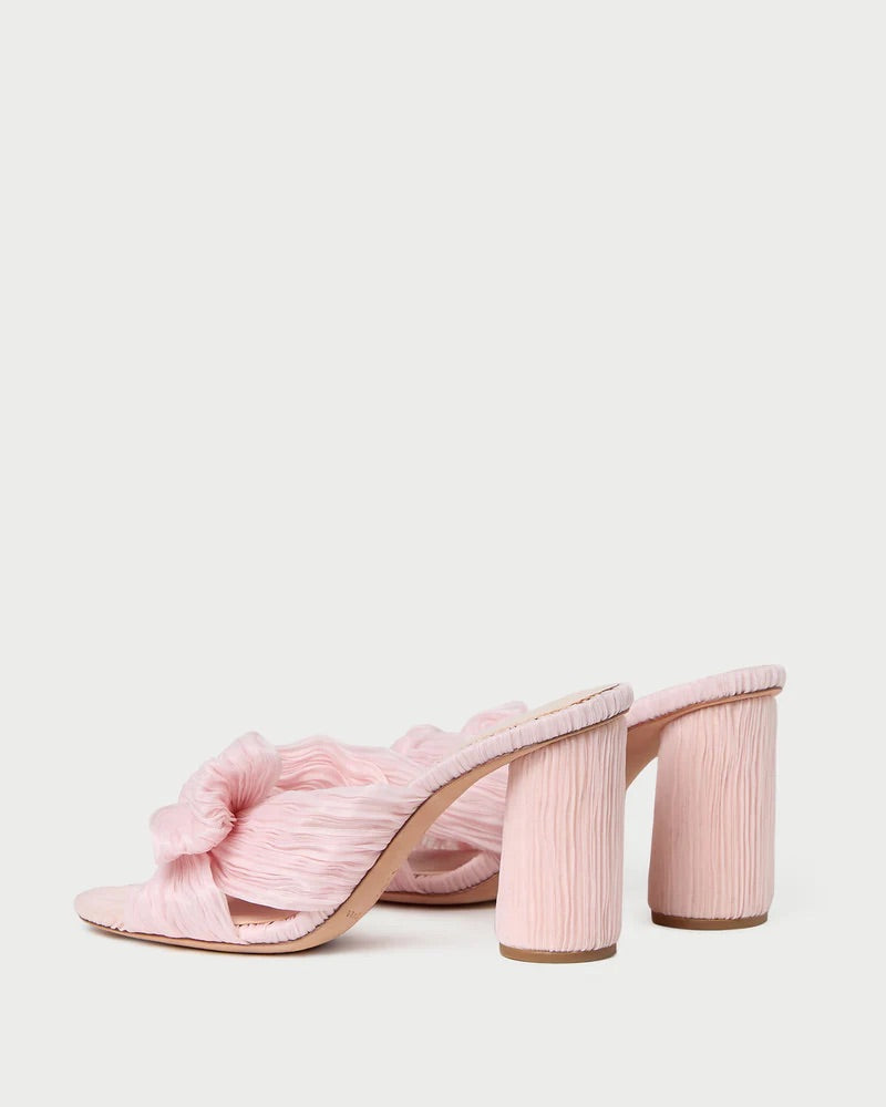 Penny Pleated Bow Heel