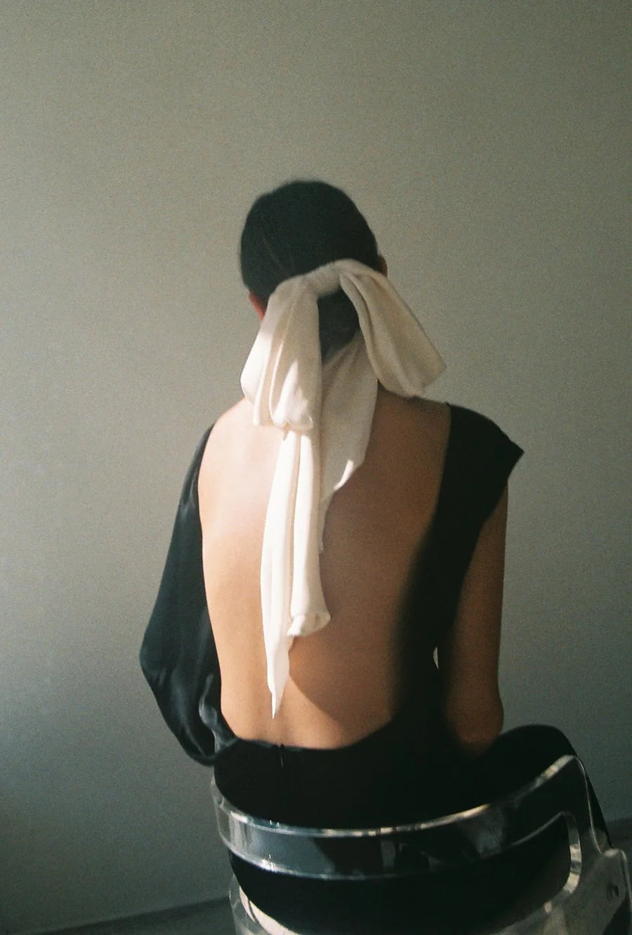 Silk Crepe Bow